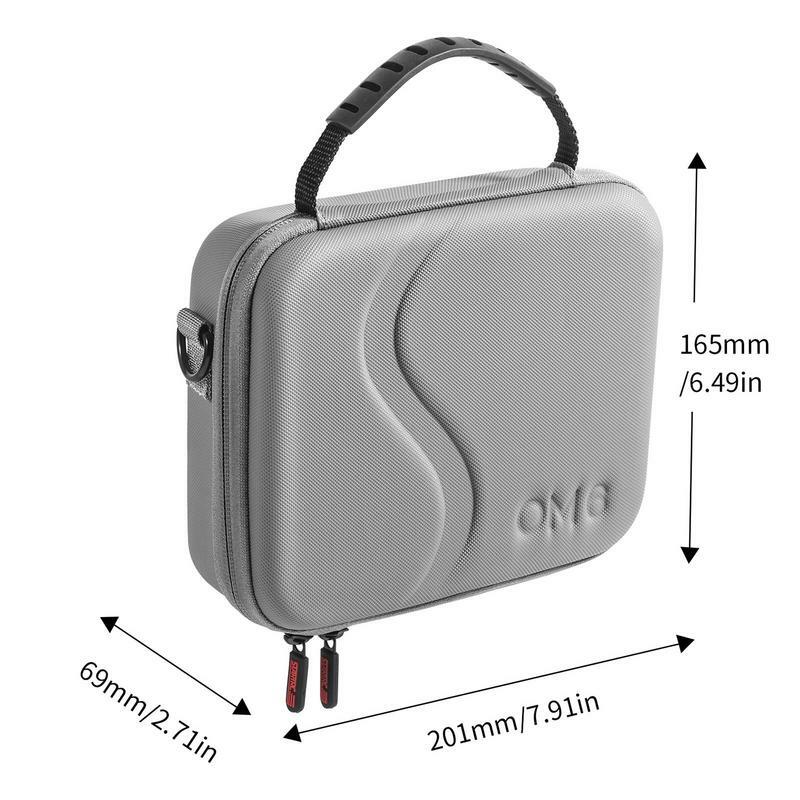 Bolsas de almacenamiento para DJI OM 6, estuche de transporte portátil duradero gris para DJI OM6 Osmo Mobile 6, accesorios de cardán de mano