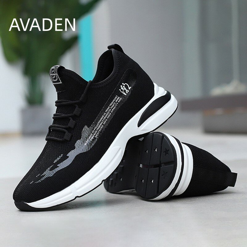 Men's Casual Sneakers  Fashion Heighten Non-slip Wear-Resistant  Breathable Outdoor Comfortable  Spring and Autumn Main Push