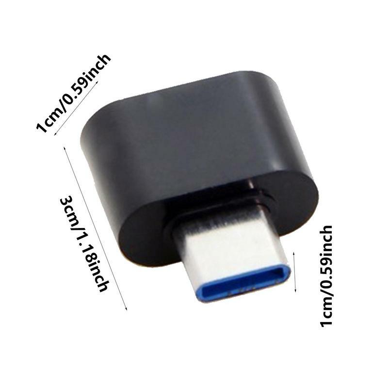 Konverter USB Tipe C ke USB, adaptor Tipe C ke USB, konverter tipe-c ke USB, konverter OTG untuk produk elektronik ponsel