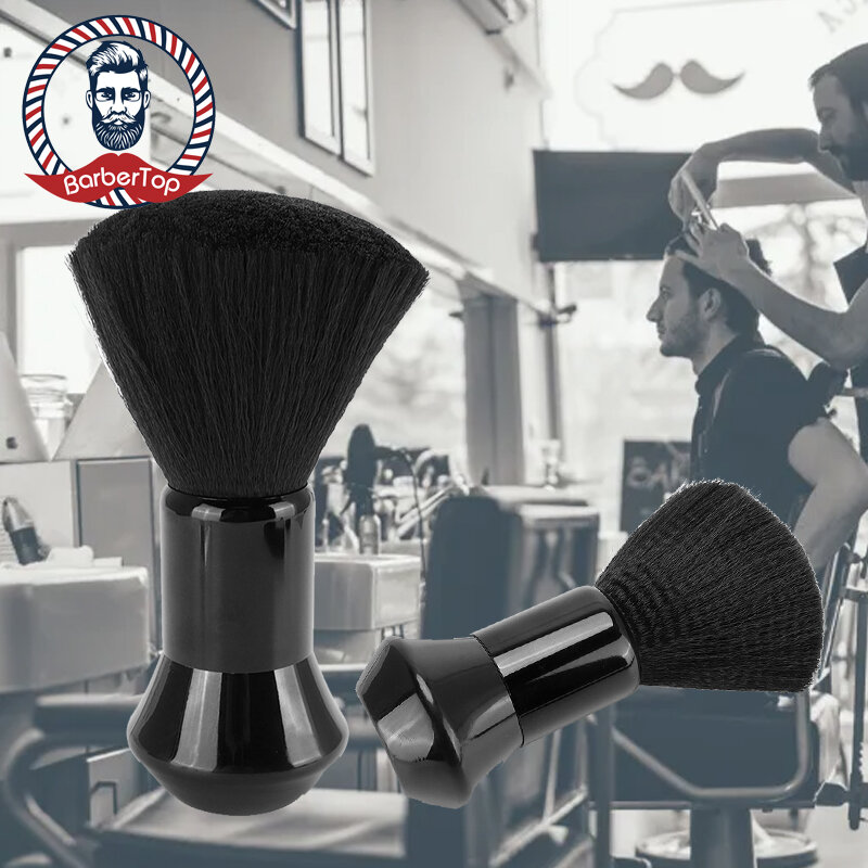 Cepillo de afeitar para hombres, limpiador de barba de pelo suave, profesional, barbería, estilista, salón, herramientas de corte de pelo, accesorios