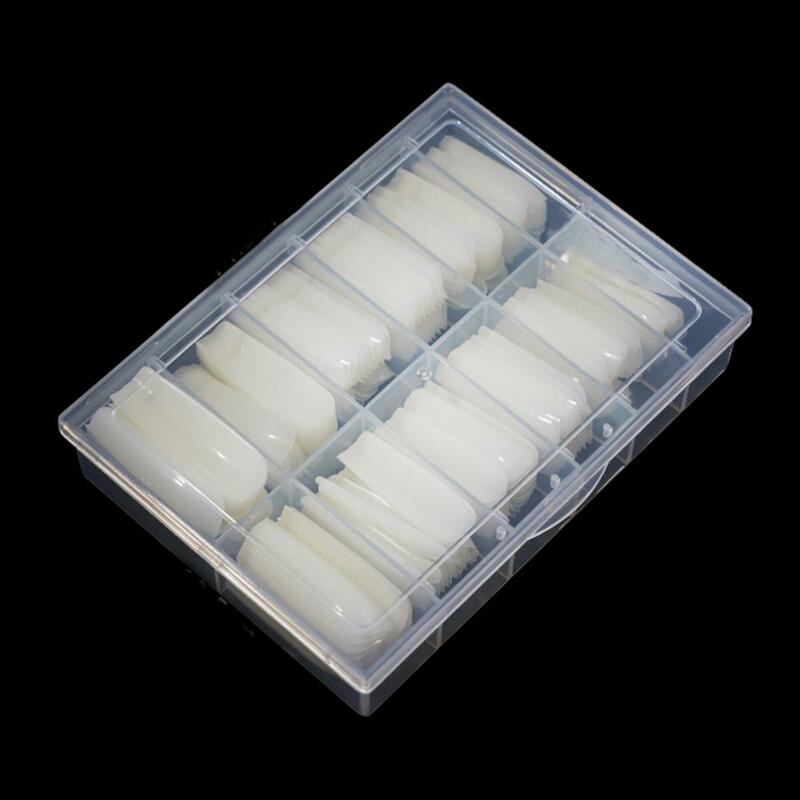 Safe 240Pcs/Box Useful Extension French Nail Accessories Mini Full Nail Patch Exquisite   for Manicure