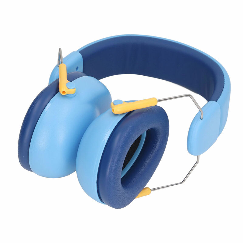 Paraorecchie per bambini elimina il suono nocivo protezione dell'udito portatile paraorecchie con cancellazione del rumore del bambino blu per concerti per i più piccoli