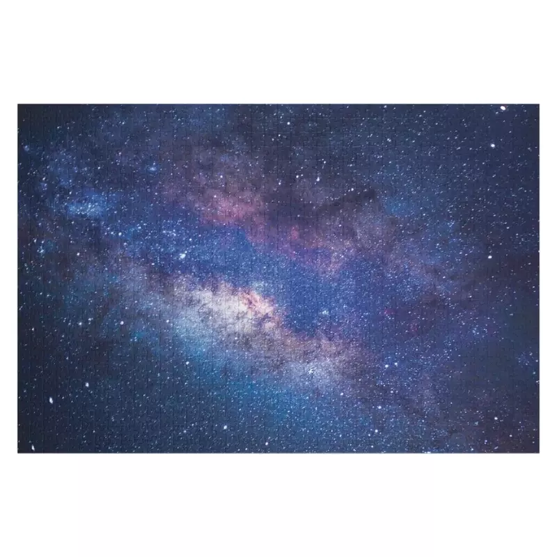 Milky Way Galaxy Jigsaw Puzzle Personalized Baby Object Wood Name Puzzle