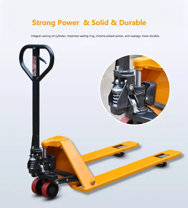 Hand pallet truck with low height Pallet jack low profile 1 ton hydraulic forklift - HPL10L