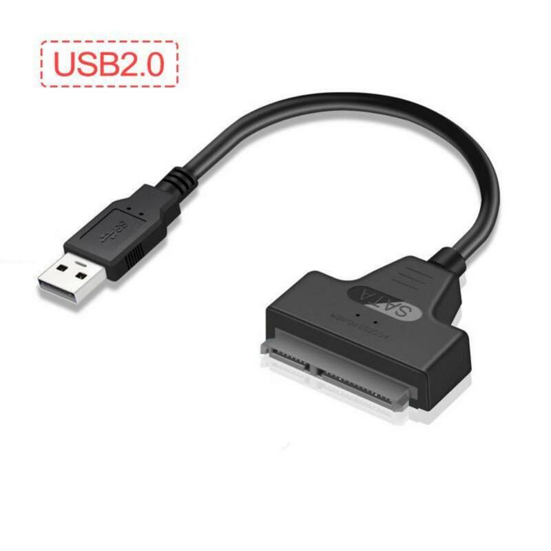 RYRA USB Sata 케이블 Sata3-USB 3.0 컴퓨터 케이블 커넥터, USB 2.0 Sata 어댑터 케이블, 2.5 인치 SSD HDD 하드 드라이브 지원