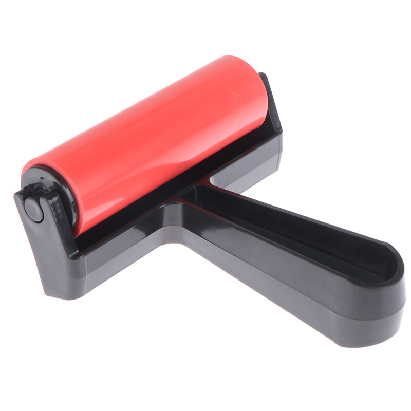 10cm Printmaking Rubber Roller Soft Brayer Craft Projects Ink And Stamping Tools Print Rollers Construction Hand Tool