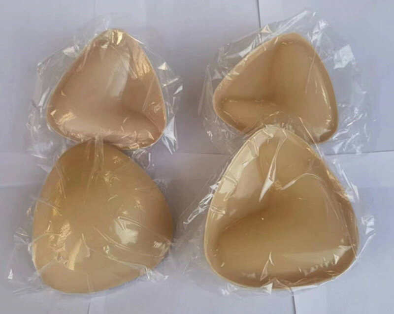 Double Sided Sticky Bra Inserts Breast Lift Enhancers Pads Reusable Waterproof Cup Pad For Bikini Swimsuit Dress