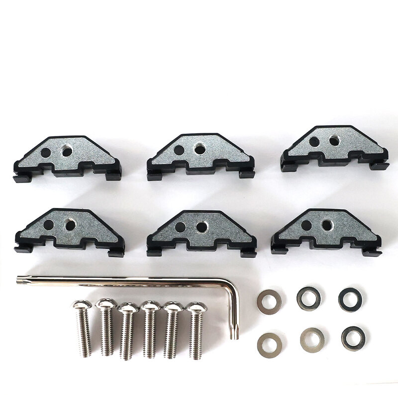 Car Exterior Accessory Stainless Steel Black for Jeep Wrangler JK 2007-2017 2/4-Doors Roof Screws Hard Top Screw Nut Bolts Kits