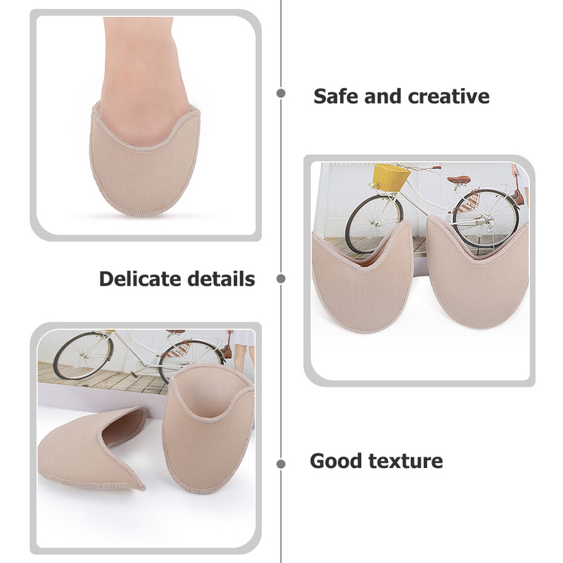 Elastic Ballet Dance Shoes Toe Covers, Protetores Toe Confortáveis, Sapato Inserções