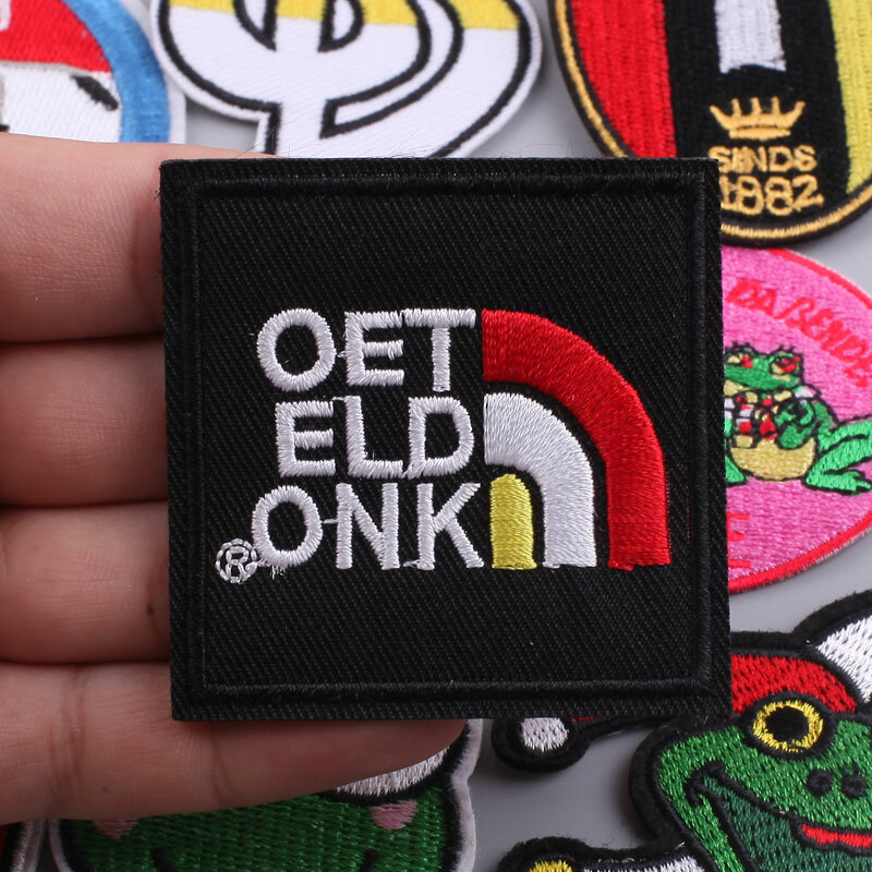 Oeteldonk-Parches de emblema para ropa, pegatinas personalizadas Netherland, aplicaciones bordadas para coser, ropa para niños