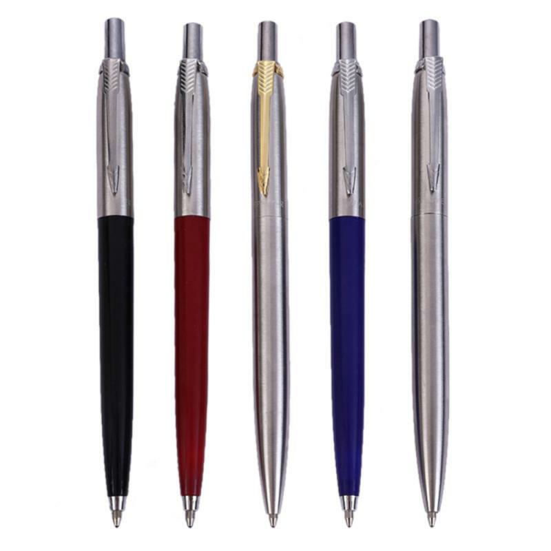 1/2PCS Ballpoint Pen Luxury Signature Pen Quality Metal Ball Point Pens Automatic Ball Pen Business Office School Office
