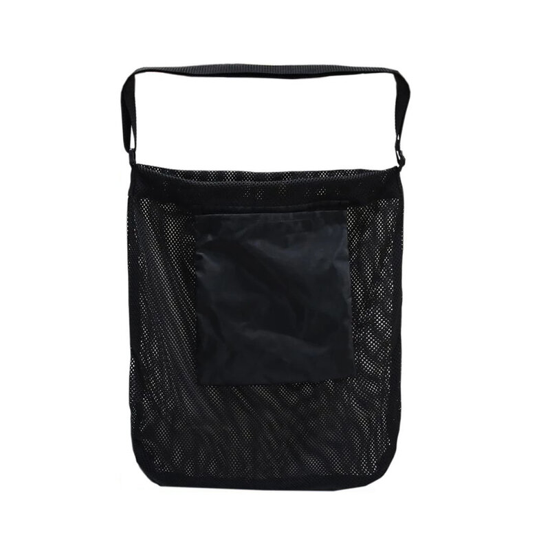 メッシュの掛け布団ポーチ、快適で調整可能なストラップ、シェルとビーチツール用のバッグを収集