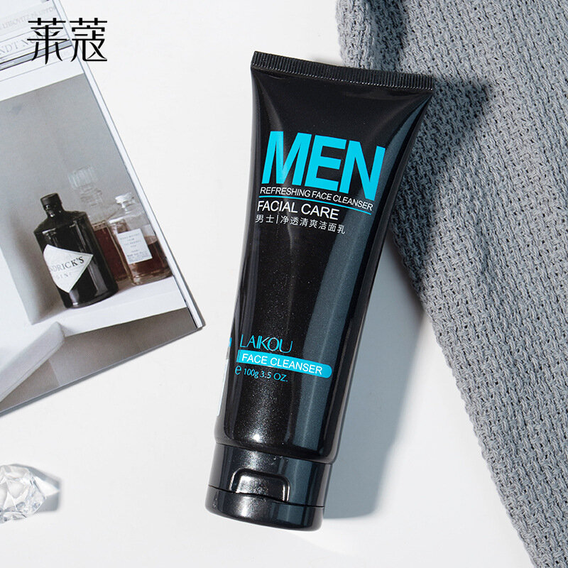 Gesichts reiniger für Männer 100g Gesichts reinigung feuchtigkeit spendende feuchtigkeit spendende Reinigungs-und Hautpflege produkte
