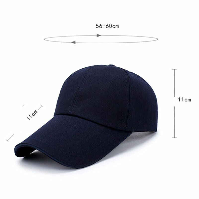 2024 Fashion Long-brimmed Baseball Cap For Men Outdoor Sunshade Sun Hat Sports Running Peaked Caps Sun Visor Sunscreen Casquette