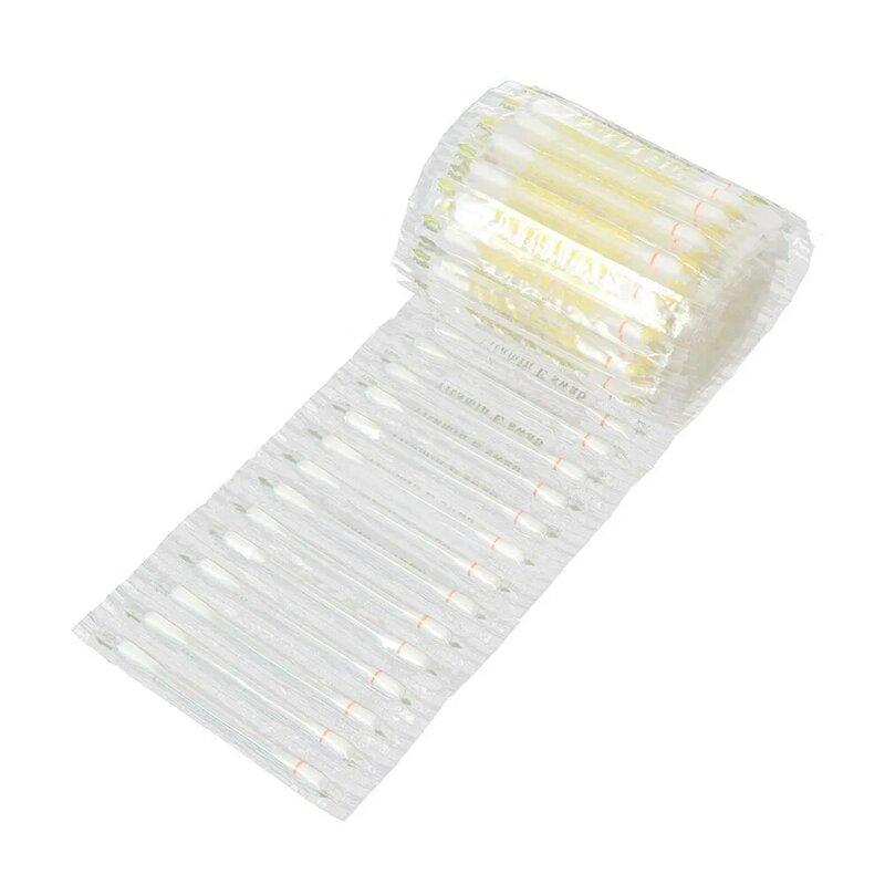 100Pcs Disposable Vitamin E Swabs For Teeth Whitening 3 Types VE Essence Iodine Medical Alcohol Cotton Swab Stick First Aid Tool