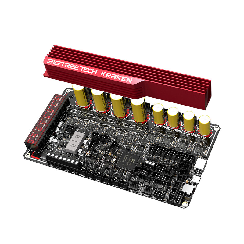 BIGTREETECH Kraken V1.0 Motherboard Onboard TMC2160 3D Printer Bagian Upgrade untuk BTT PI Raspberry Pi Voron 2.4 Voron trisula