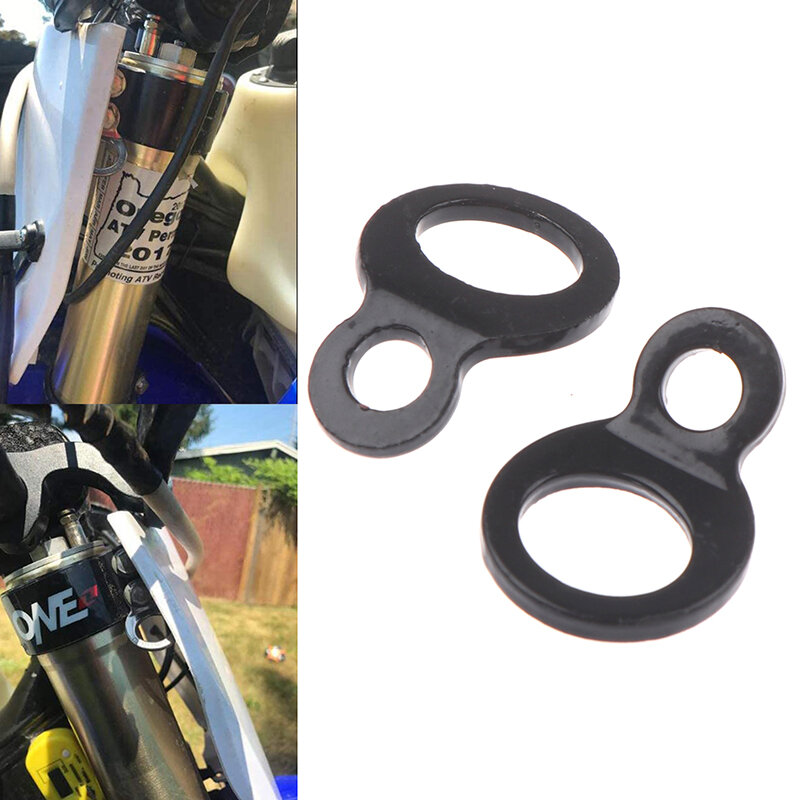 1 paio di anelli con cinturino per legare per moto Street Bike Dirtbike ATV UTV attack Tie-Down s anelli con cinturino in acciaio inossidabile