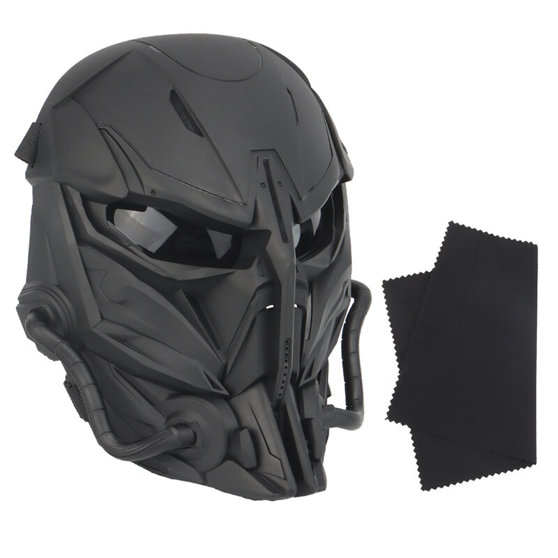 Airsoft Paintball Masks Tactical War Game CS Shooting copricapo moto uomo Full Face ciclismo Halloween Cosplay Party Masks