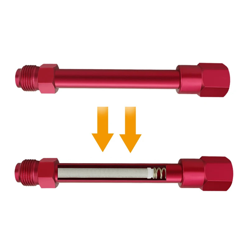Liga de alumínio Double-Head Spray Gun Extensão Rod, forte anti-desgaste alongamento Rod, Multi-Especificação Conexão Multi-Rod