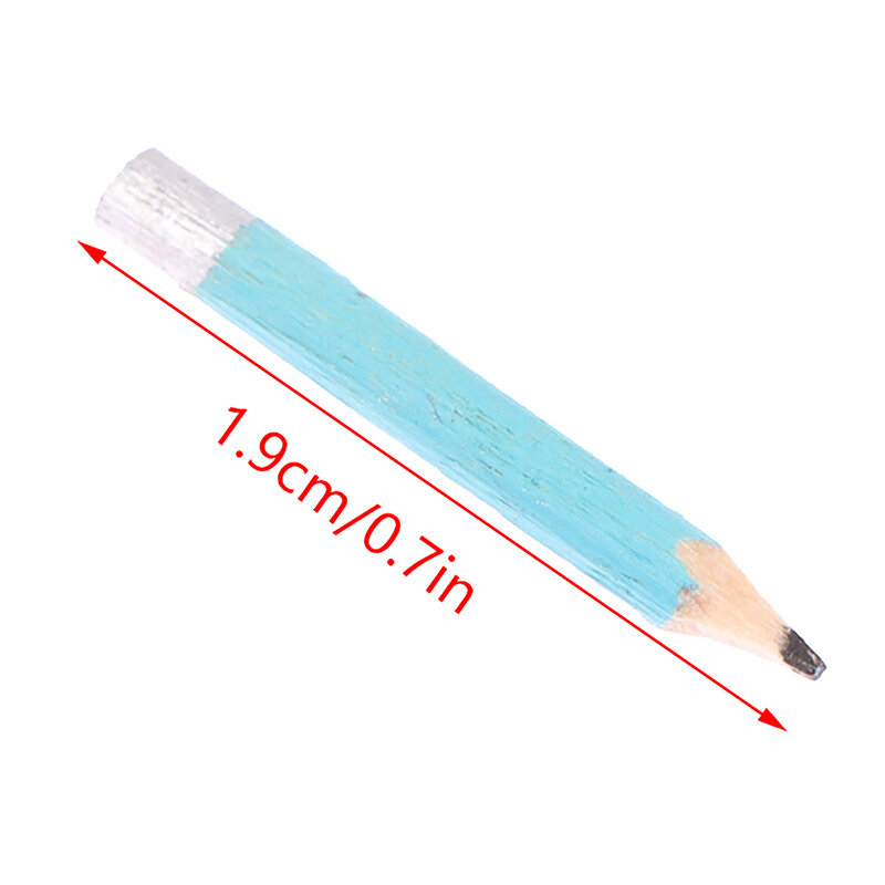 8 szt. 1:6 miniaturowy długopis Mini kolorowy Model ołówka przybory szkolne dla dzieci udają, że zabawki lalki wystrój domu akcesoria