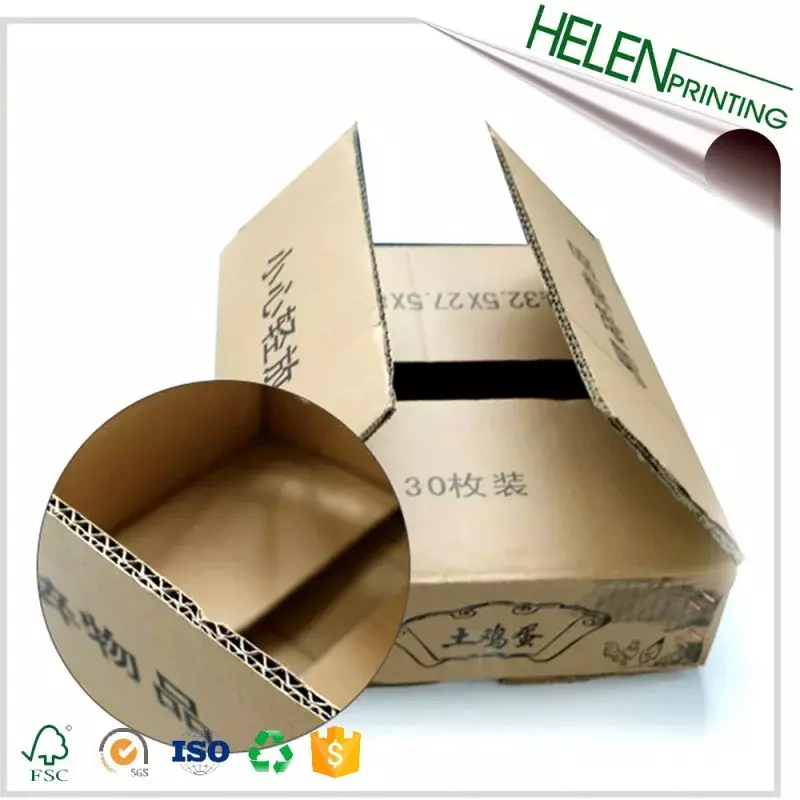 Bandeja de cartón para huevos corrugados, cartón barato, envío personalizado
