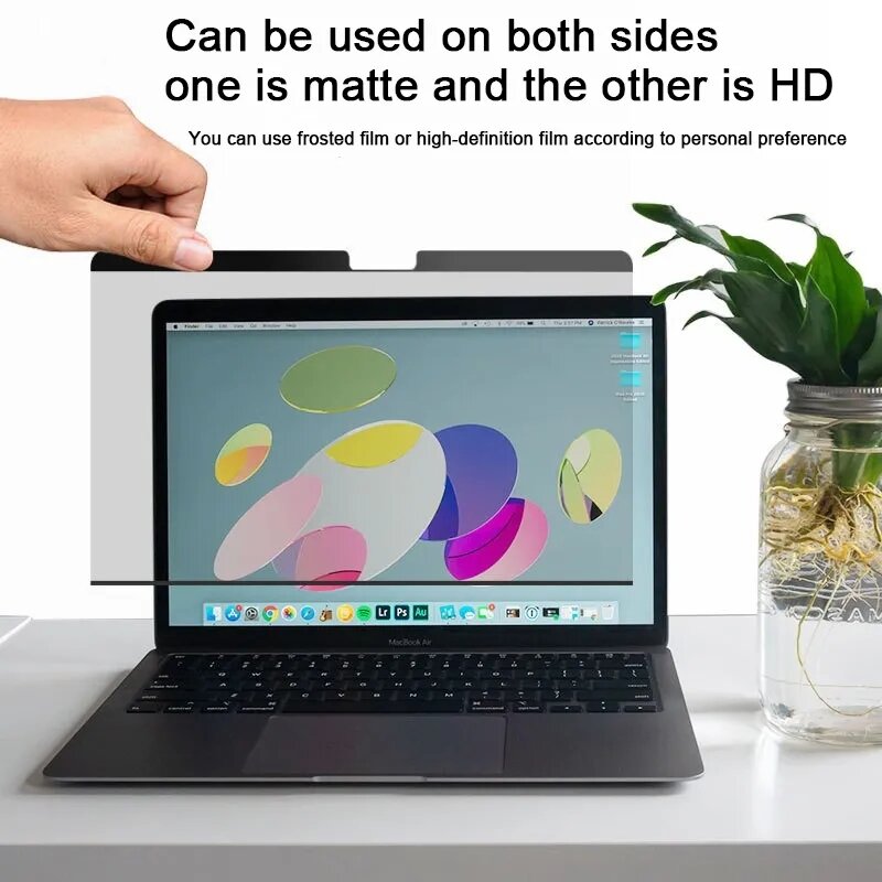 Magnetic Anti-peeping Screen Protector For Macbook Air 13 15.3 inch M1 M2 Pro 14 16 2021 2023 Privacy Film Filter Anti-spy/Glare