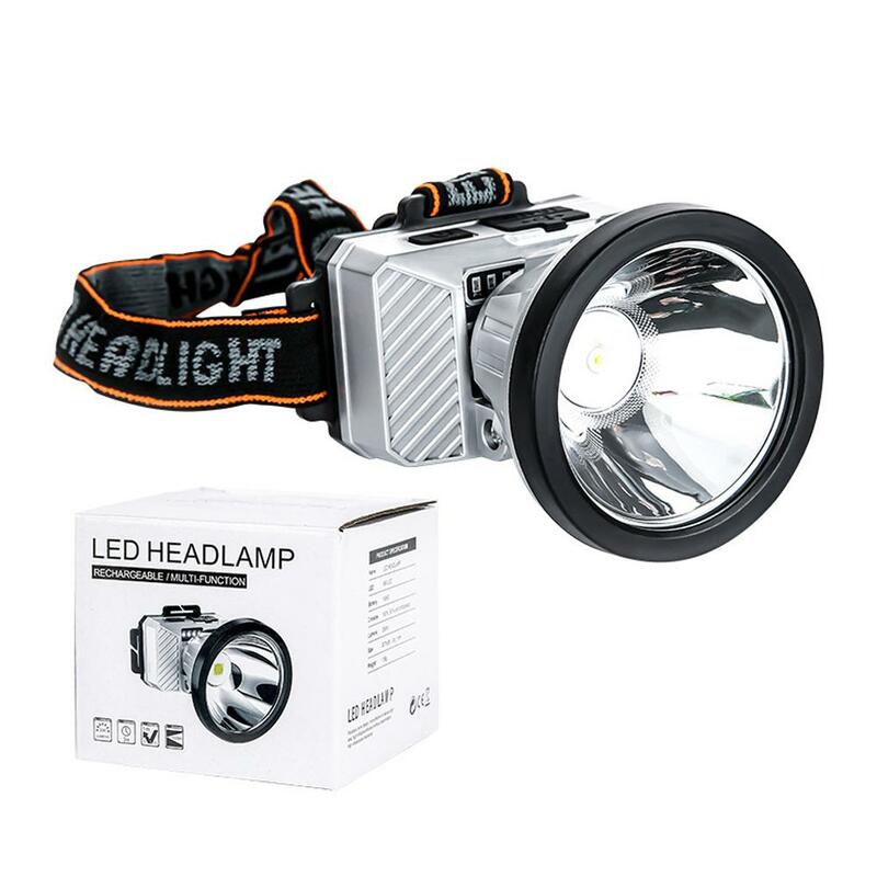 Long Endurance Strong Light Long-range Headlights Night Miner's Camping Exploratory Fishing Lamp Lamp W2C2