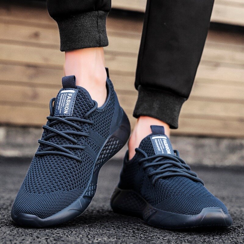 Damyuan-Zapatos Deportivos informales para hombre, zapatillas ligeras de malla para exteriores, calzado atlético para trotar, Tenis para caminar, talla grande