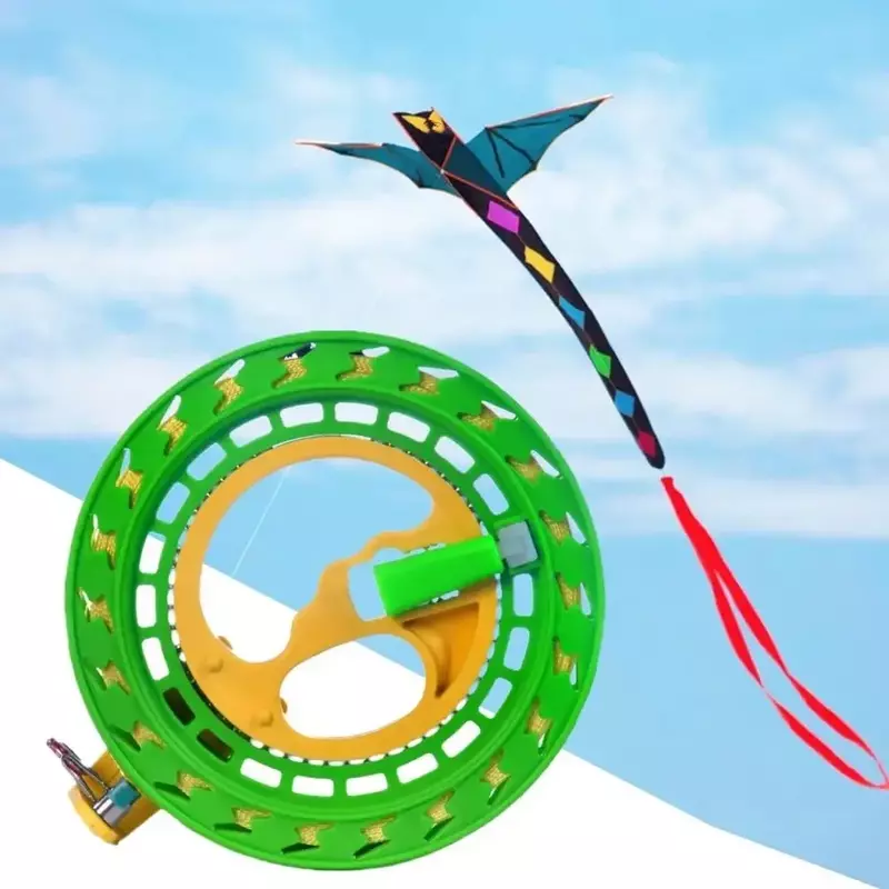 Kite Reel Winder Hand Grip Wheel, Flying Handle Tool, Linha de corda torcida, Outdoor Rodada Fying Kites, 200m