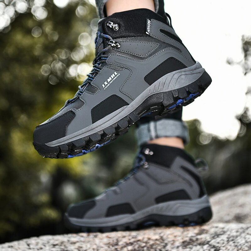 Men's Large Size Outdoor Hiking Shoes Women's Casual Hiking Shoes Couples Rock Climbing Sneakers Labor Insurance Shoes 37-50#