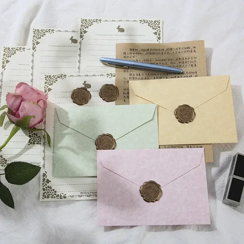 5 sztuk grube koperty papierowe na listy wysokiej jakości koperta na gotówkę Kawaii torba papierowa zaproszenia na przyjęcie weselne karty pocztówki okładka