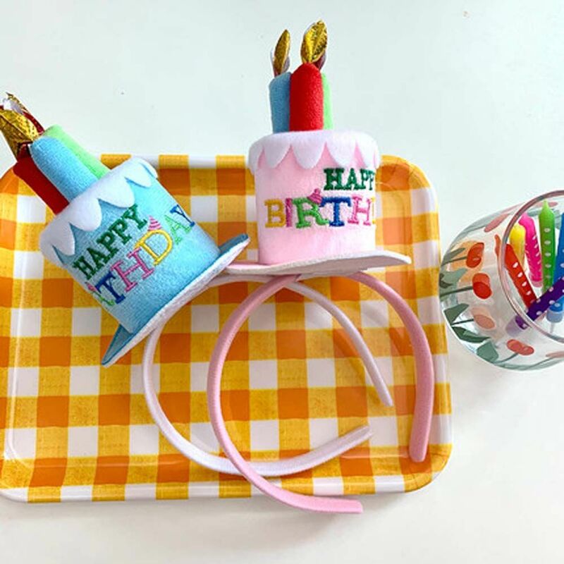 Jewelry Birthday Cake Shaped Birthday Party Pink Birthday Cake Headband Hair Hoop Happy Birthday Headband Birthday Decoration
