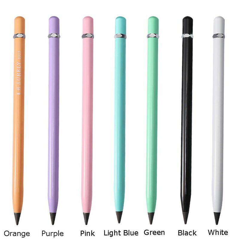 ปากกาโลหะสำหรับโรงเรียนการเขียนแบบไม่จำกัดปากกาสำหรับธุรกิจสำนักงานศิลปะการเขียนดินสอ