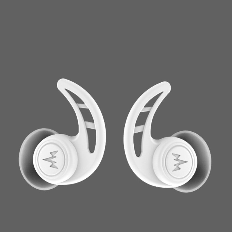 Y1UB Tapones para los oídos con bloqueo sonido Protector oídos silicona para dormir 3 capas 2 piezas