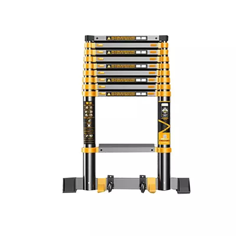 Aluminum Alloy Thickened Telescopic Ladder Multi-functional Portable Engineering Folding Home Lift Straight Ladder Staircase
