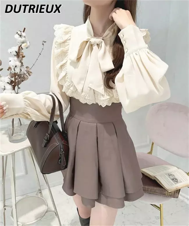 Minifalda plisada de estilo japonés para niña, Falda corta de doble capa con cremallera lateral, cintura alta, elástica, Kawaii