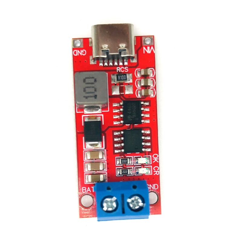 Type-C 2S 1A Boost Module Polymer Lithium Battery Charging Module 18650 Lithium Battery Charging Board