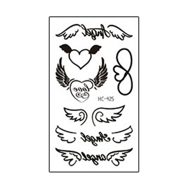 Autoadesivo del tatuaggio autoadesivo della carta del tatuaggio autoadesivo del tatuaggio temporaneo impermeabile adesivi rinfrescanti della gamba del braccio per all'aperto