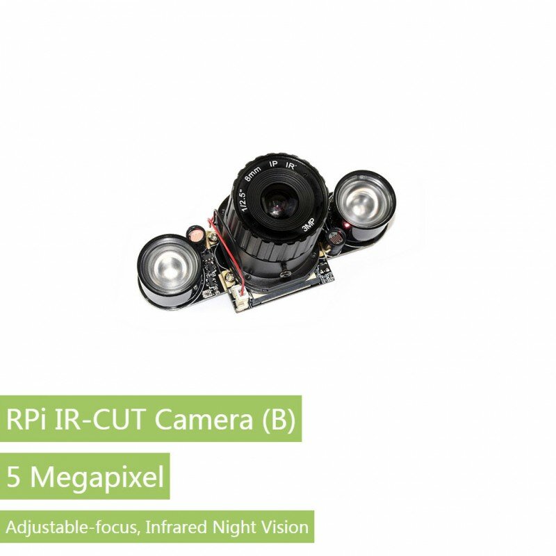 Waveshare RPi IR-CUT Camera (B), Better Image in Both Day and Night