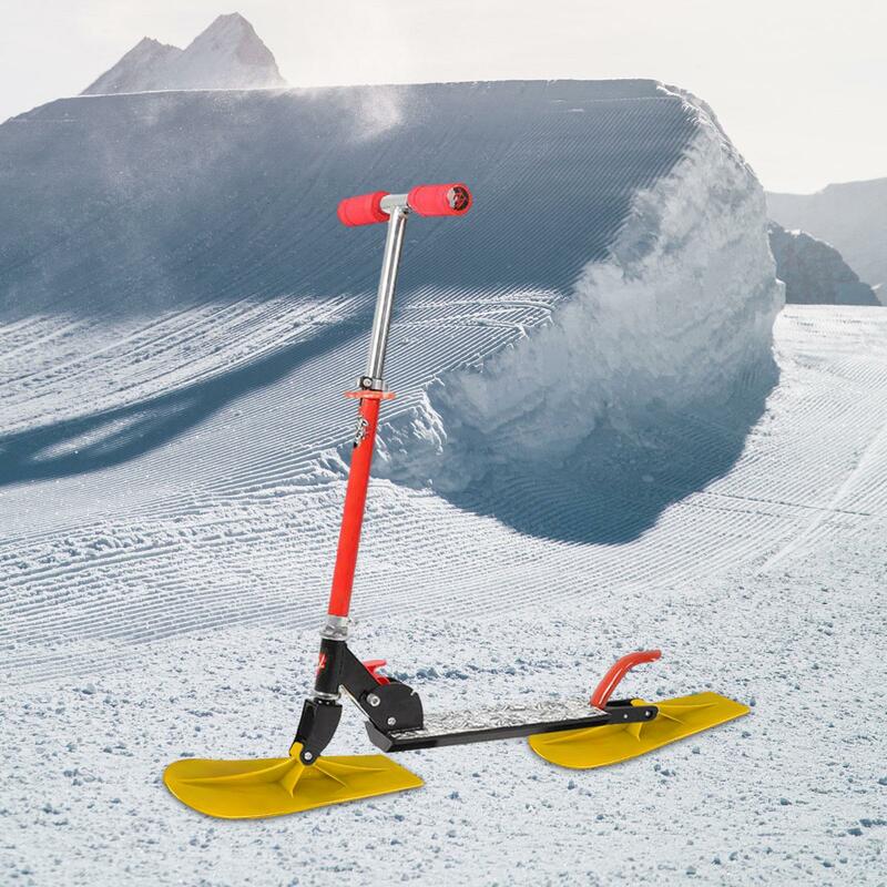 2 Stück Snow Scooter Ski schlitten Ski schlitten brett für Winter Ski Snowboard