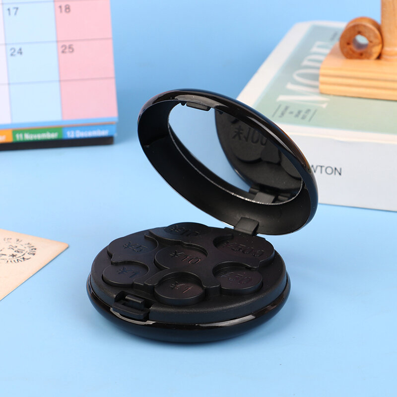 New Coin Collection Purse Wallet Organizer Holder For Car Coin Changer Holder Mini Japan Coin Dispenser Plastic Storage Box