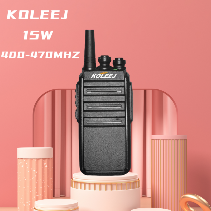 KOLEEJ T99 Professional Walkie Talkie Radio High Power 16 Channel Civil Handheld Outdoor Workplace Hotel 400-470MHZ 2PCS