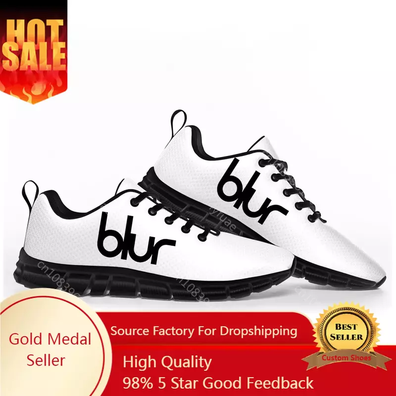 B-blurs-Zapatillas deportivas de banda de Rock para hombre, mujer, niño y adolescente, deportivas de alta calidad a la moda, zapatos personalizados