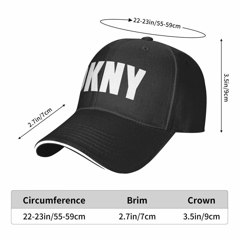 DKNYs-Boné solar clássico para homens e mulheres, acessórios para chapéus de golfe, chapéus casuais, moda