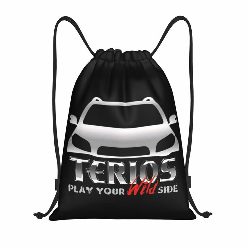Custom Terios Drawstring Bag para Treinamento, Mochilas de Yoga, Sports Gym Sackpack, Mulheres e Homens