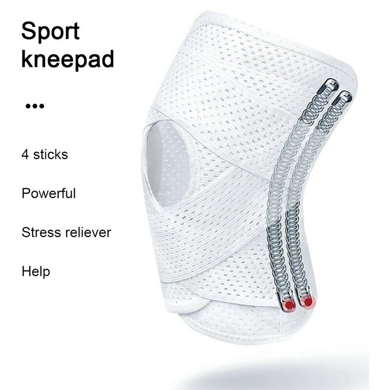 Спортивный наколенник для мужчин и женщин, компрессионная эластичная повязка на колено, аксессуар для фитнеса и волейбола, защита от артрита, 1 шт.