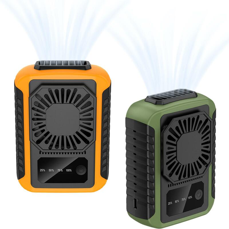 Ventilatore con Clip in vita ventilatore portatile leggero regolabile a velocità regolabile ventilatore personale per l'esecuzione di lavori all'aperto escursionismo campeggio