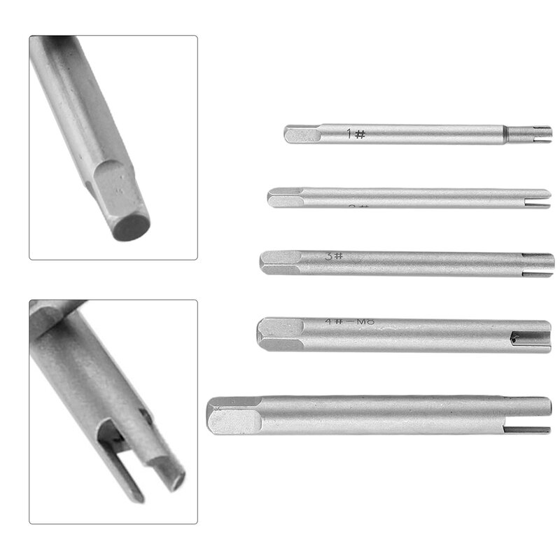 Tool Parts Broken Tap Extractor Wider Application 5Pcs Durable High Efficiency High Quality M10 M6 Alloy Steel