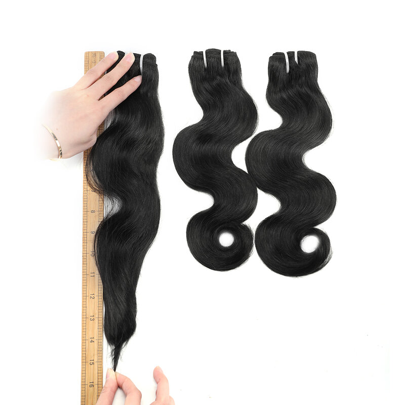 Mechones de cabello humano ondulado, extensiones de cabello humano Remy, ondulado brasileño, Himalaya, DD, 8-22 pulgadas