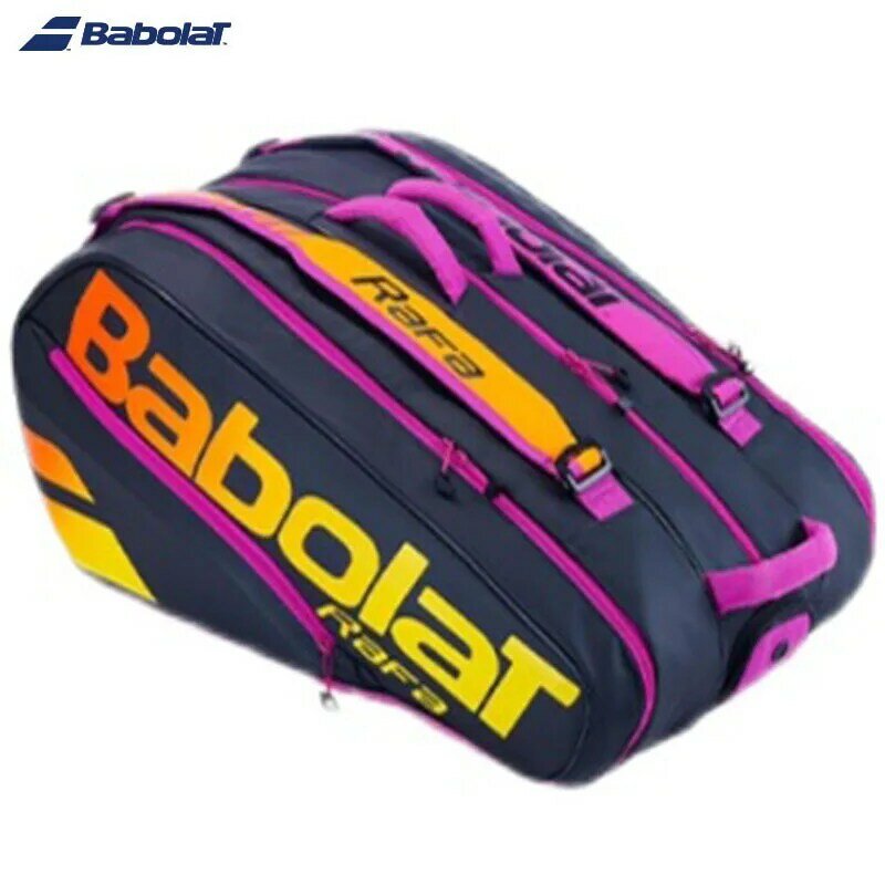 Original Professional BABOLAT Tennis Backpack PURE AERO RAFA 1st 2nd Generation Tennis Racquets Bag 3R 6R 12R Squash Tennis Bags